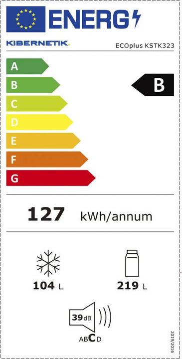Energie-Label Kibernetik FSP Eco (323 l)