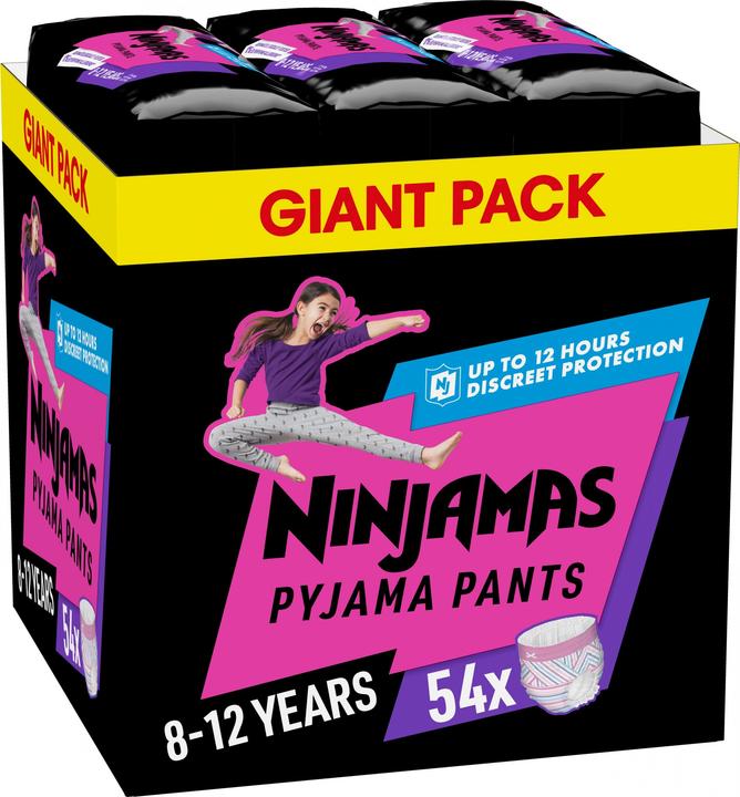 Image du produit Pampers Ninjamas (Taille L, Pack mensuel, 54 pièce(s))