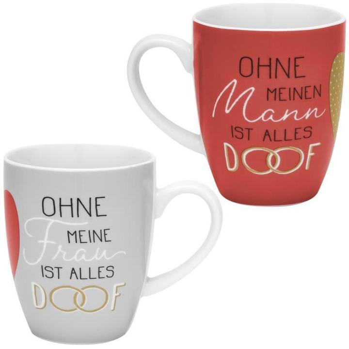 Produktbild Sheepworld Tassen-Set Motiv "Alles doof"