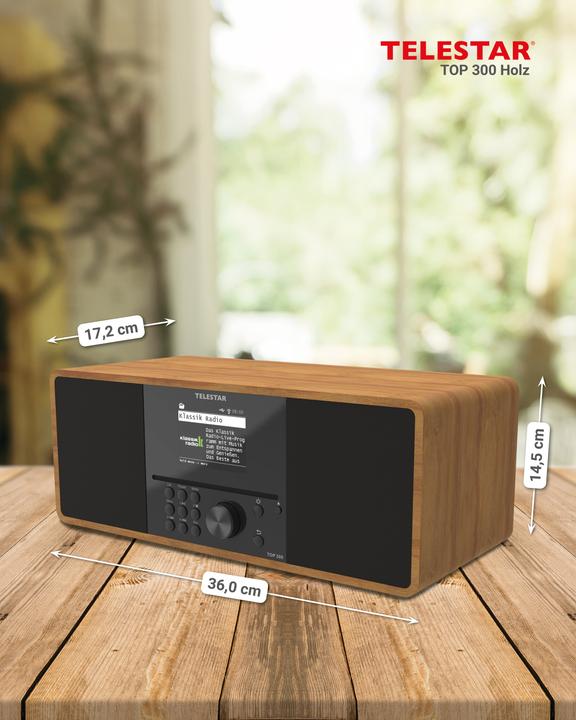 Produktbild Telestar TOP 300 (Internetradio, DAB+, FM, Bluetooth, WLAN)