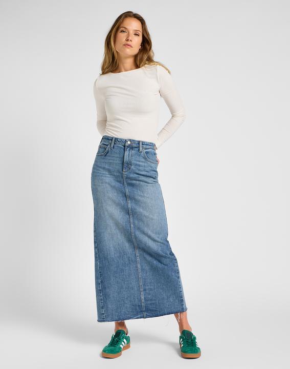 Image du produit Lee Jupe en jean Back Slit Maxi Skirt (28)
