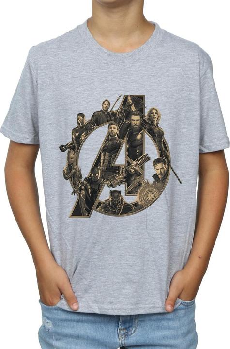 Actual product image Universal Textiles Boys Logo Cotton T-Shirt (152, 158)