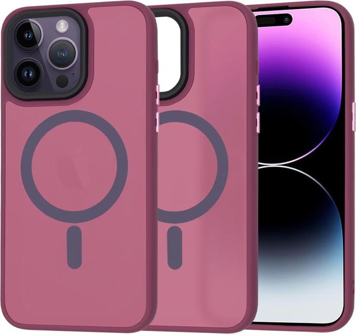 Image du produit Techsuit - HaloFrost MagSafe Series - iPhone 14 Pro Max - Bordeaux (Apple iPhone 14 Pro Max)