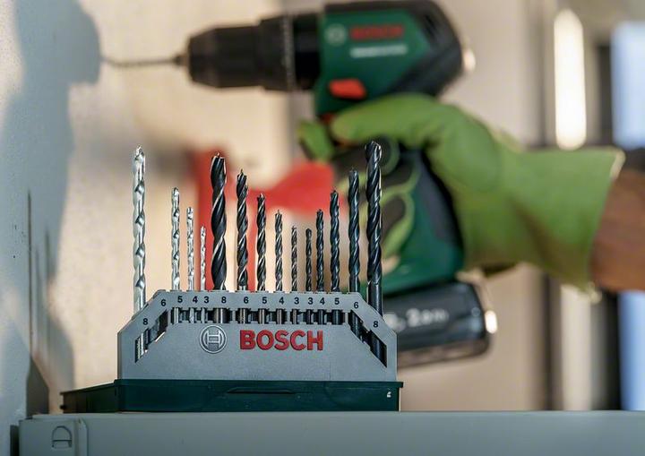 Produktbild Bosch Zubehör Mini-X-Line Mixed-Set, 15-teilig (3-8 mm (Holzbohrer))