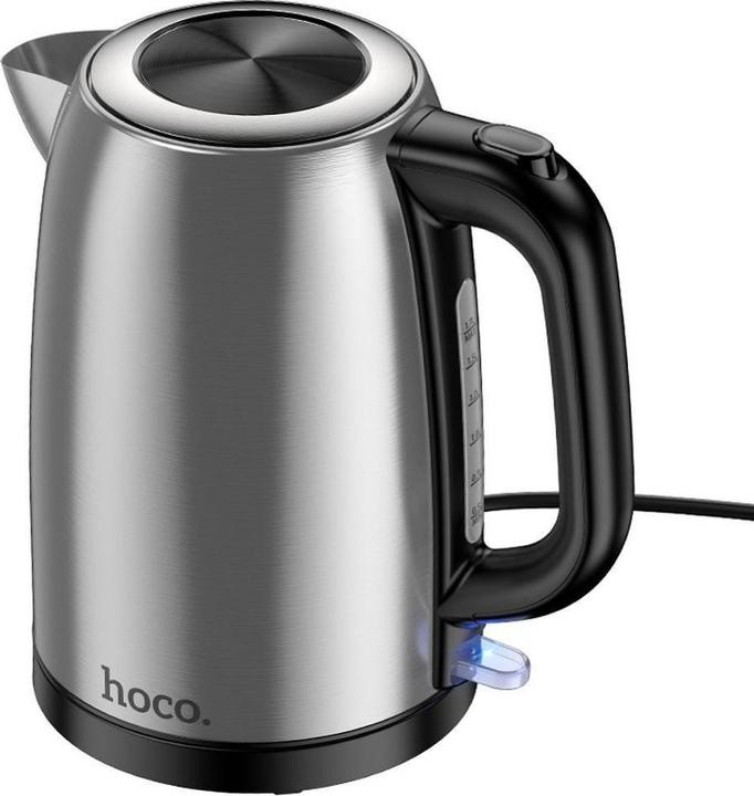 Actual product image Hoco Other stainless steel electric kettle 1,7L HE12 stainless steel (1.70 l)