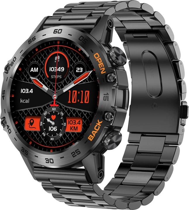 Produktbild Gravity SMARTWATCH MĘSKI GT9-2 - WYKONYWANIE POŁĄCZEŃ, CIŚNIENIOMIERZ (sg021b) (48 mm)
