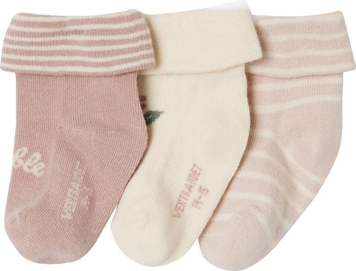 Actual product image Vertbaudet 3er-Pack Mädchen Baby Socken mit Schriftzug (pack of 3, 17)