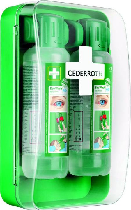 Actual product image Cederroth Augendusche 'Eye Wash Cabinet' 2x0.5l