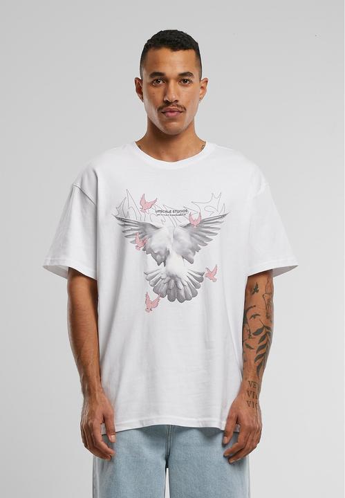 Actual product image Urban Classics Upscale Doves Oversize Tee - 172089 (4XL)