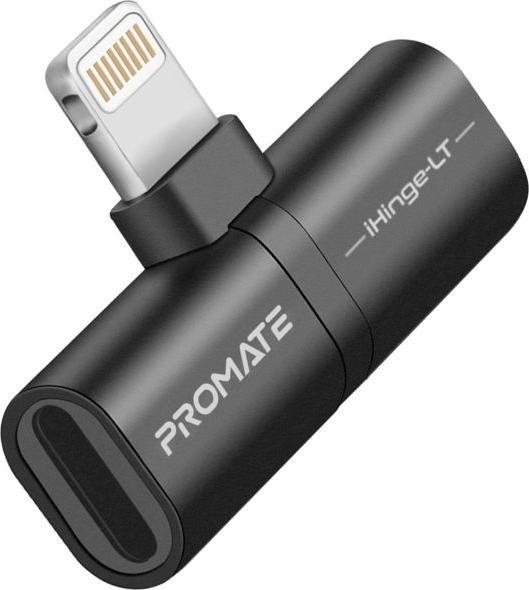 Image du produit ProMate iHinge-LT-Black Adaptateur Lightning 2 en 1 (Lightning, Lightning)