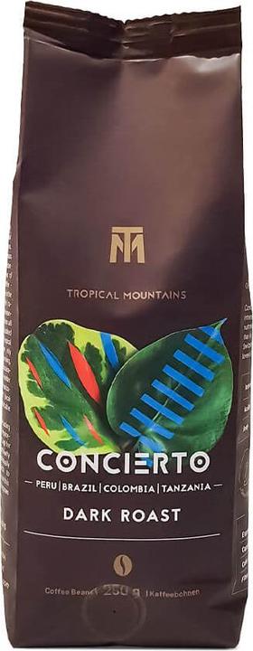 Produktbild Tropical Mountains Concierto Latinomischung (250 g, Dunkle Röstung)