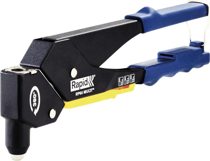 Rapid RP60 Pinza multipla per rivetti ciechi con testa rotante (48 mm)