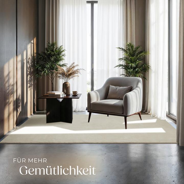 Produktbild tectake Kurzflorteppich Soft Zone (120 x 170 cm)