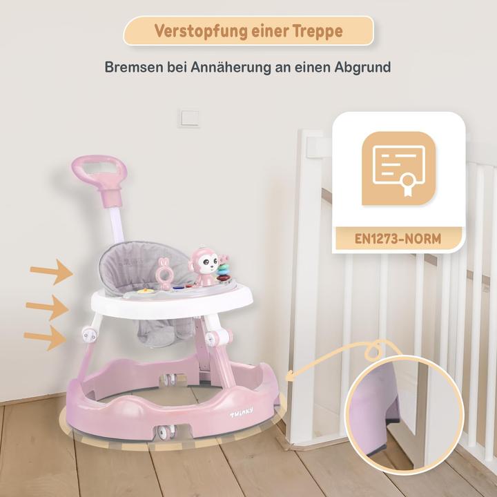 Produktbild Twinky Lauflernwagen mit Spielset & Bodenmatte