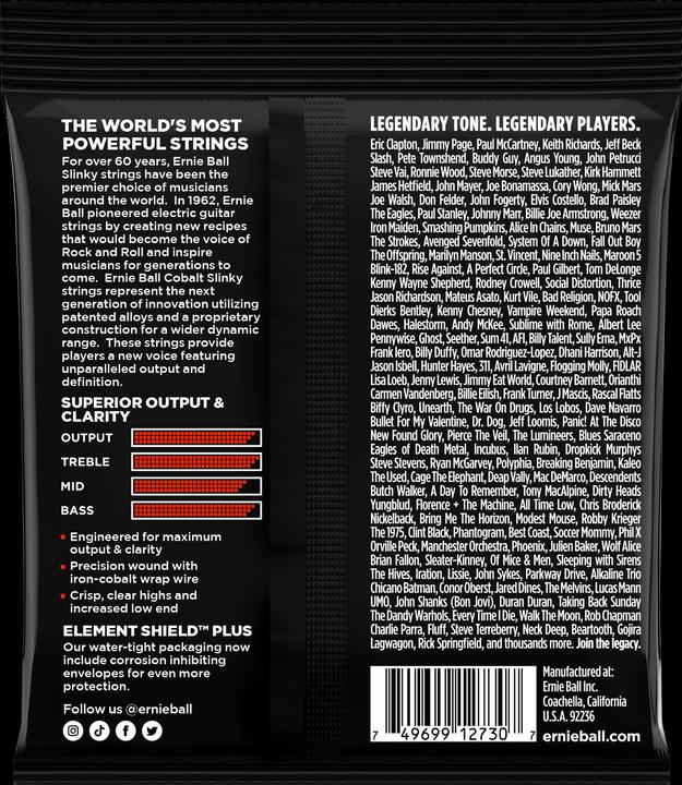 Nutritional values and ingredients Ernie Ball Slinky Skinny (7 x, Electric guitar, 0.06")