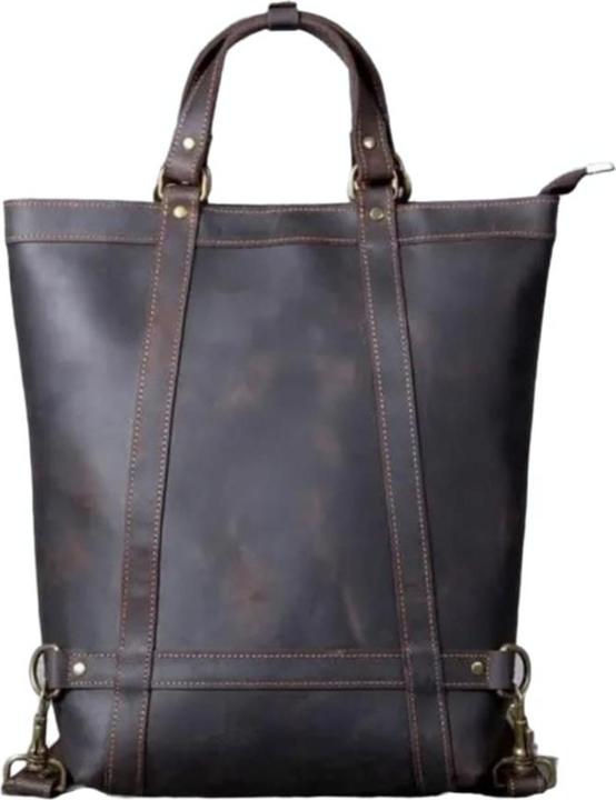 Produktbild Only-Bags.Store Handgefertigter Lederrucksack, Ledertasche Tote