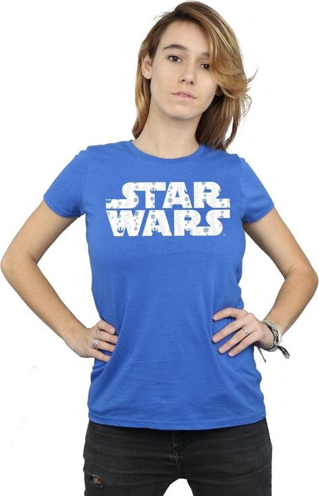 Immagine prodotto Star Wars Christmas Logo Maglietta Donna (XXL)