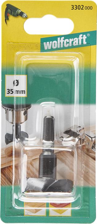 Image du produit wolfcraft Mèche à bois 15 mm Longueur totale (8 mm)