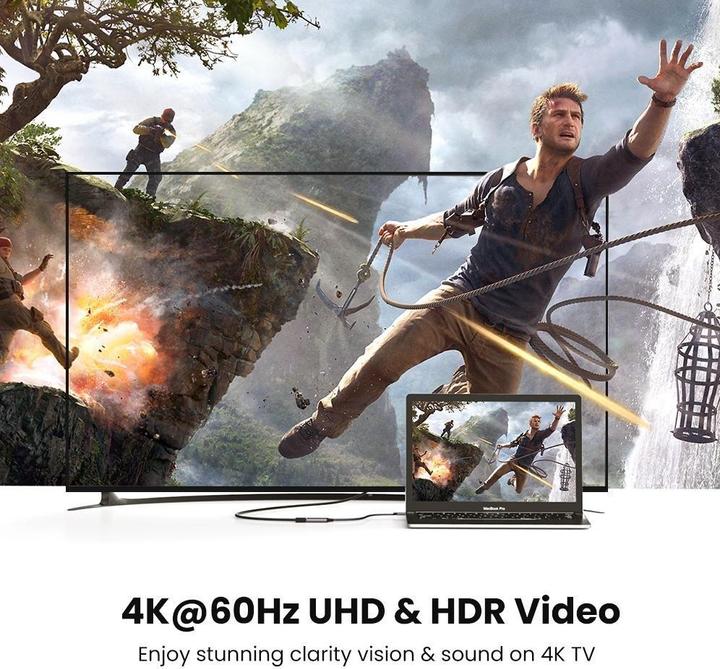 Image du produit Ugreen Adaptateur USB-C vers HDMI (USB-C, HDMI, 10 cm)
