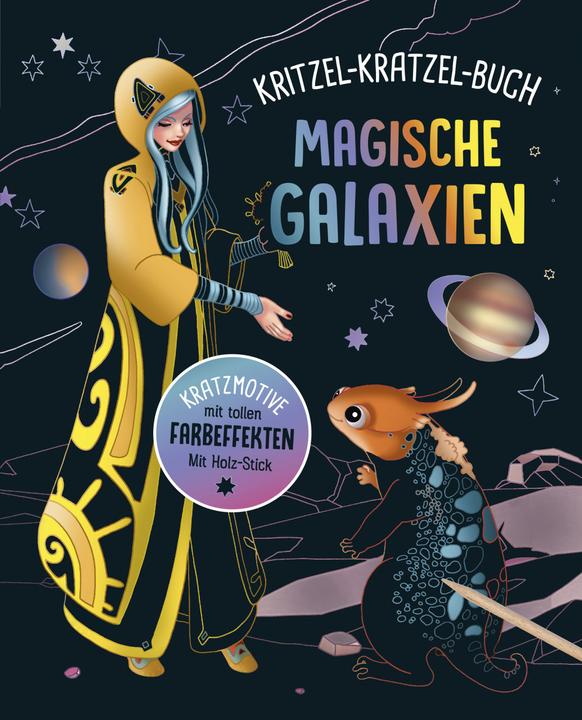Produktbild Magische Galaxien - Kritzel-Kratzel-Buch für Kinder ab 7 Jahren (Deutsch, 2021)