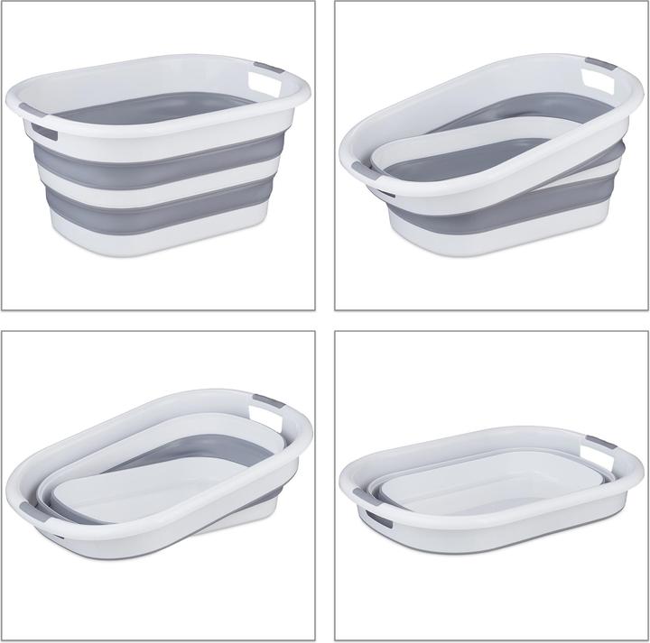 Immagine prodotto Relaxdays Cesto della biancheria (35 l)
