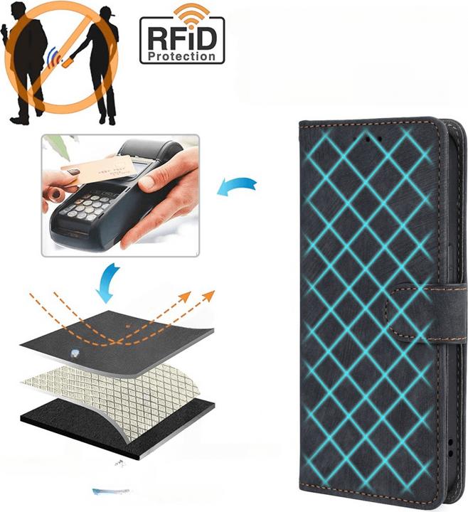 Actual product image Cover-Discount Google Pixel 9 / 9 Pro - Leather case with RFID blocker (Google Pixel 9 Pro)