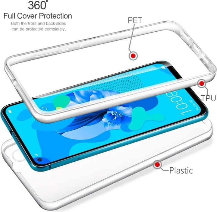 Produktbild Screenguard 360° Screen & Body Protector Huawei Nova 5T Hülle mit Folie (Huawei Nova 5T)