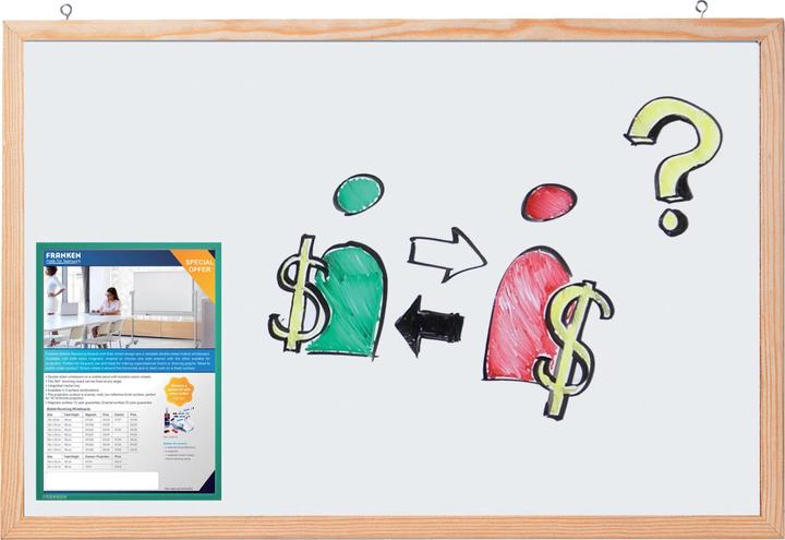 Actual product image Franken Whiteboard (60 x 40 cm)