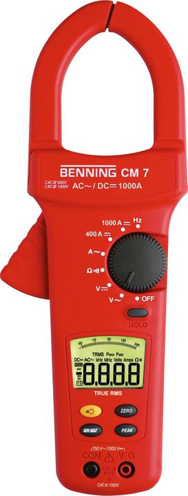 Actual product image Benning Current clamp, hand multimeter di (CAT IV 600V)