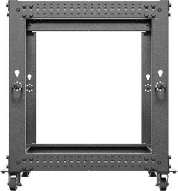 Productafbeelding Lanberg OPEN RACK 19 12U 600X600-1100 REGULOWANY CZARNY (19 inch rek)