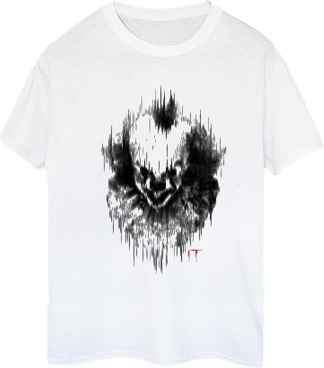 Actual product image Universal Textiles Womens/Ladies Pennywise Blur Cotton Boyfriend T-Shirt (4XL)
