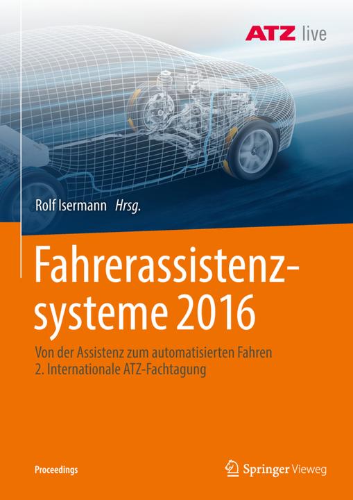 Produktbild Fahrerassistenzsysteme 2016 (Rolf Isermann, 2018)