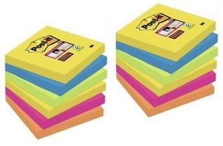 Image du produit Post-it Bloc-notes 7,6 x 7,6 cm, couleur (76 x 76 mm)