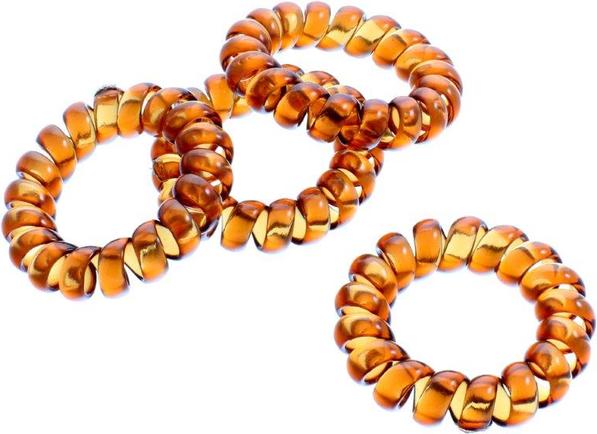 Image du produit Trisa Hair - ECO Relieur de cheveux à spirale Marron (Élastiques à cheveux)