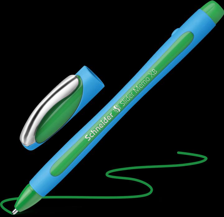 Actual product image Schneider Ballpoint pen Slider Memo (Green, Blue, 1 x)