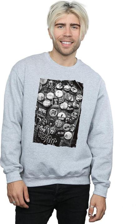 Produktbild AC/DC Badges Kollektion Sweatshirt aus Baumwolle (XL)