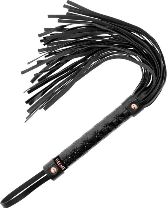 Actual product image Begme Black Edition Vegan Leather Flogger