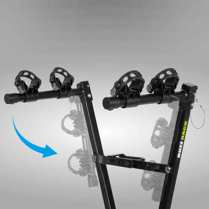 Actual product image BuzzRack V-Buzz Porte-vélo d'attelage ciseaux 2 vélos