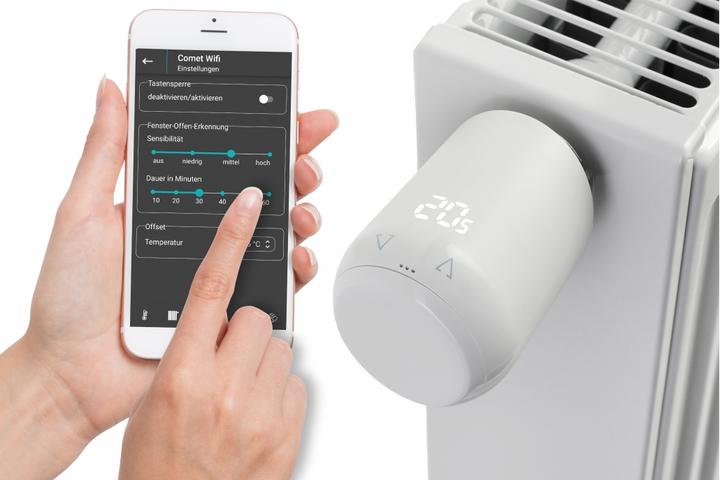 Immagine prodotto Eurotronic Radiatore termostatico elettronico WiFi per il controllo del risparmio energetico
