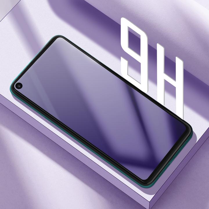 Actual product image Avizar BlueGuard glass display protection with blue light filter (1 Piece, Xiaomi Redmi Note 9)