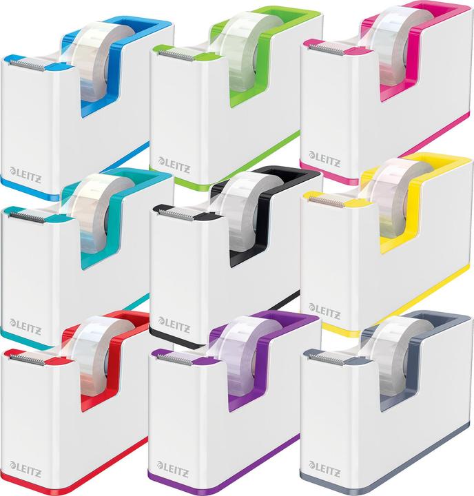 Actual product image Leitz Table dispenser WOW +1RL white/red