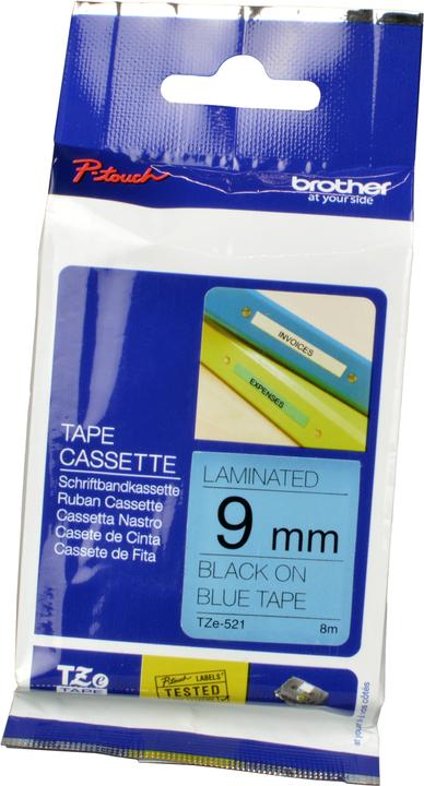 Produktbild Brother Tze-521 (0.90 cm, Blau)