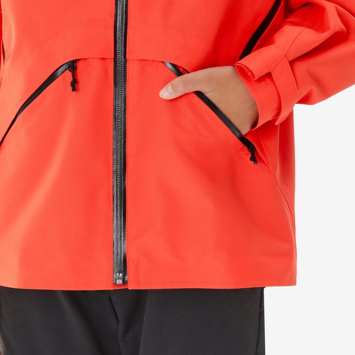 Immagine prodotto Quechua Wanderjacke MH900 Kinder Gr. 122–170 wasserdicht Wandern orange (6, 7, 8)