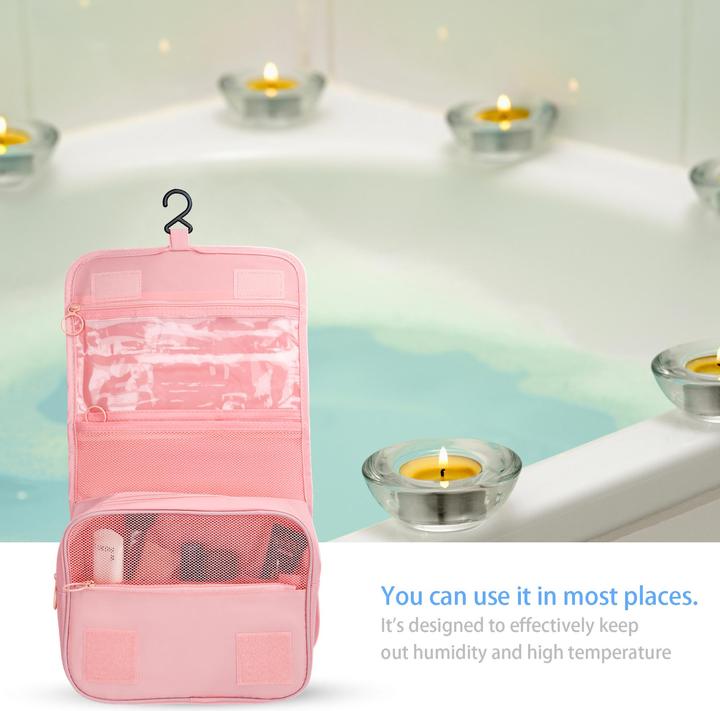 Produktbild Intirilife Wasserfeste Kosmetiktasche in ROSA