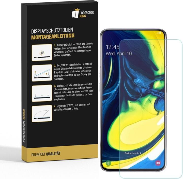 Produktbild Protectorking 6x Panzerfolie Anti-Shock matt entspiegelt (6 Stück, Samsung Galaxy A80)
