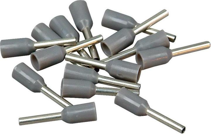 Image du produit Kopp Embouts avec collerette en plastique, couleur : gris