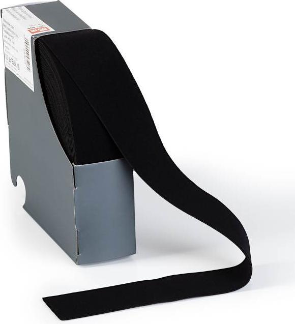 Actual product image Prym Elastic waistband, black 38 mm, cassette 10 m