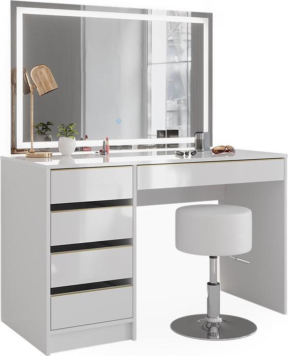 Vicco Sherry mit Hocker und Beleuchtung (120 x 75 x 55 cm)