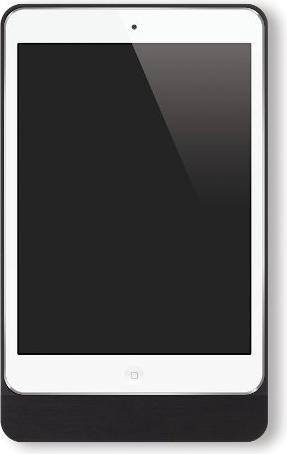 Produktbild basalte Eve Wandhalterung für iPad Mini 4/5, DS, rund schwarz