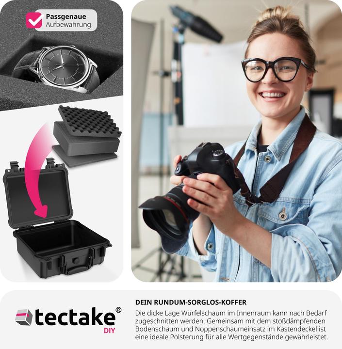Produktbild tectake Fotokoffer Universalbox (Fotokoffer, 8.90 l)